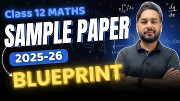 Class 12 Maths Sample Paper Blueprint 😱 2026 |12th Maths Board Paper Pattern 📄🔥#allaboutmathematics