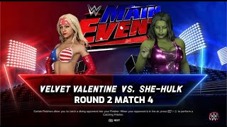 Round 2 Match 4: Velvet Valentine vs She-Hulk WWE 2K23 Women's Championship Tournament