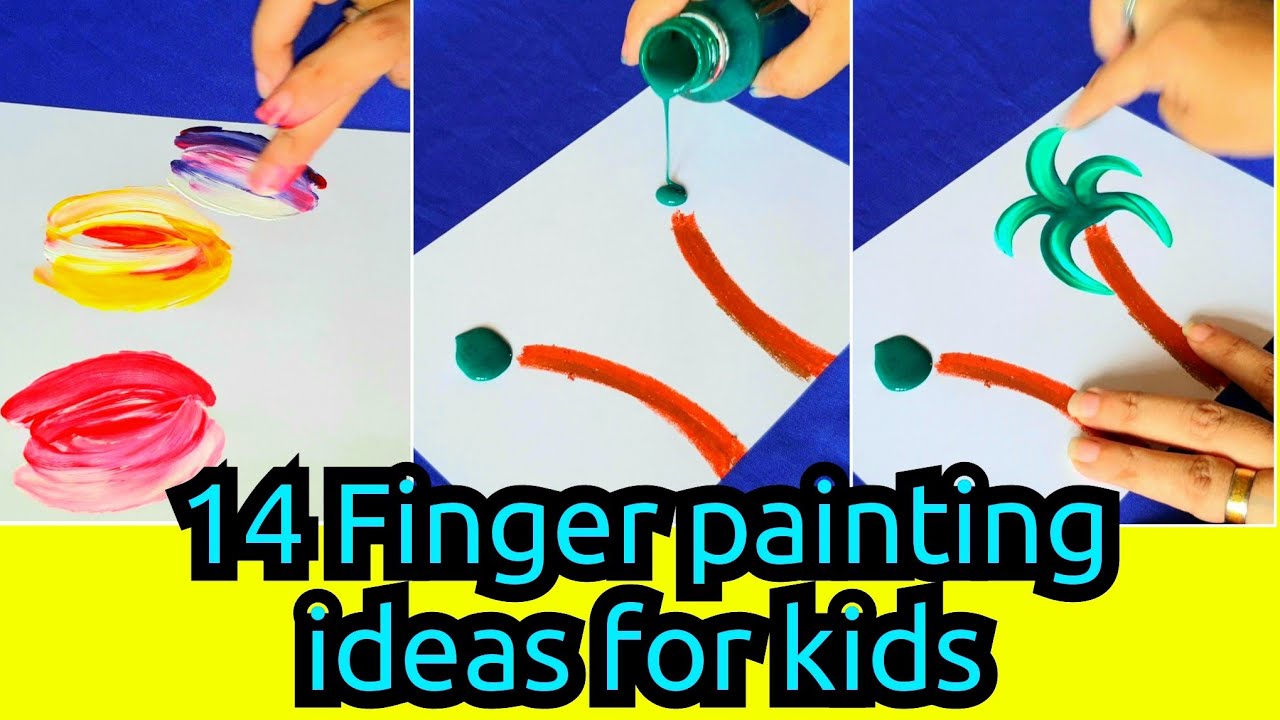 Mess Free Finger Painting for Toddlers & Preschoolers