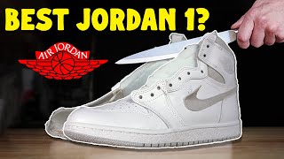 Best Leather in a Jordan? Jordan 1 Mid Neutral Grey