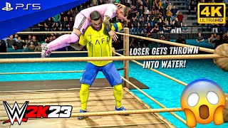 WWE 2K23 - Legendary Footballers Water Royal Rumble Match | PS5™ [4K60]