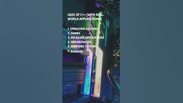 Uses of C++ #shortsfeed #ytshorts #viral #programming #coding #language