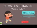 Sums Less Than 10 Ways To Make 9