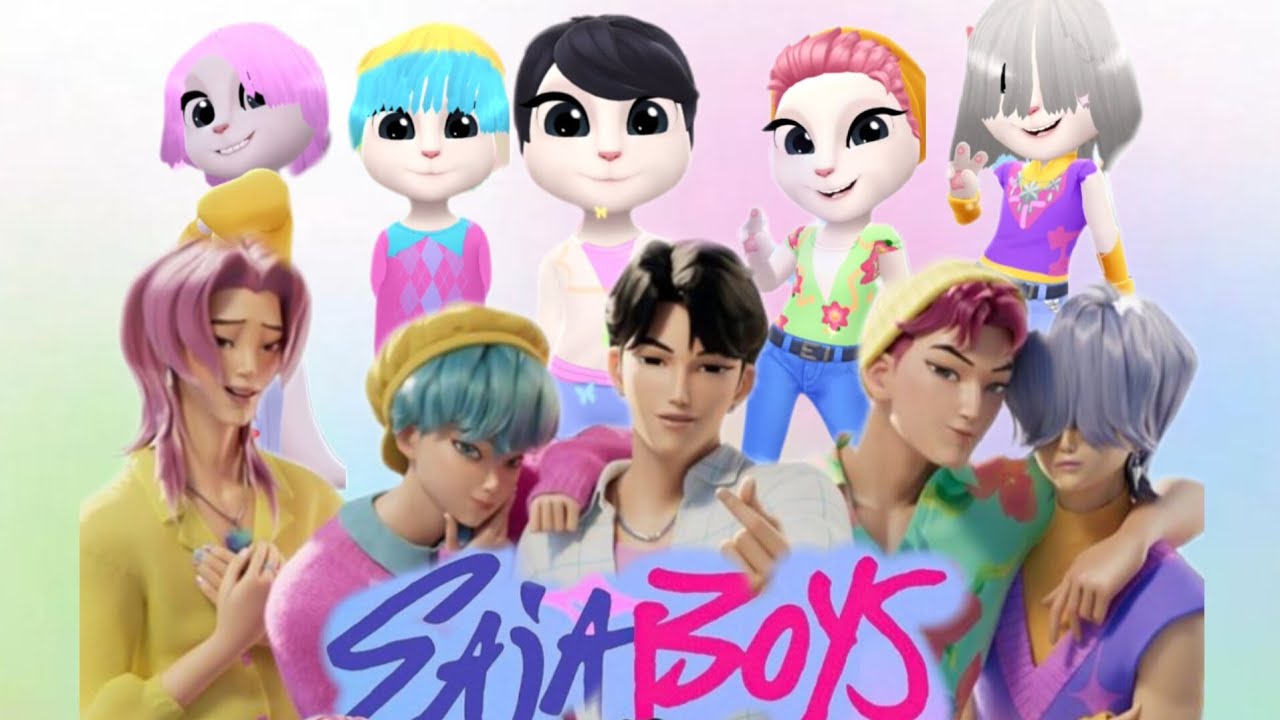 Angela’s Incredible Transformation Into a Saja Boys Style Star 😎✨