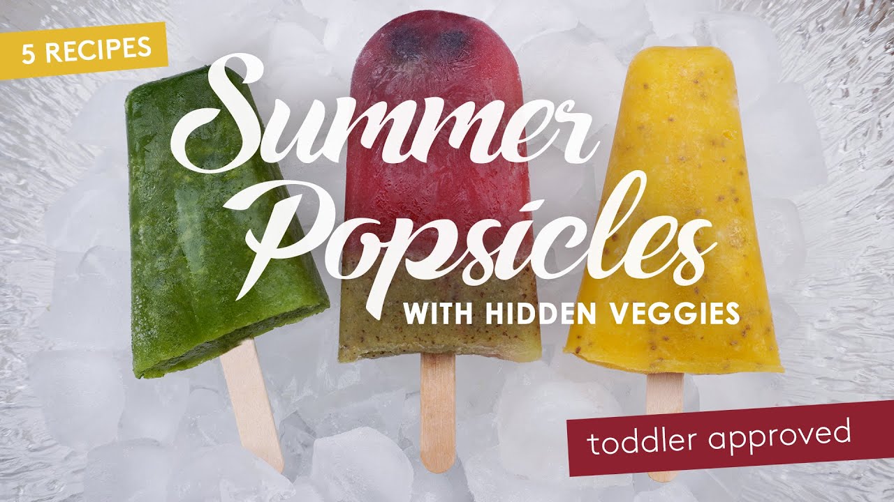 5 HOMEMADE HEALTHY POPSICLES | Toddler Approved