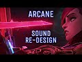 Arcane: Vi vs Sevika Bar Fight | Sound Re-design (with dubbing)