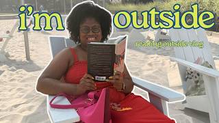 summer reading vlog! ☀️📚 | reading outside, indie bookstore haul, book shopping, 6 star read