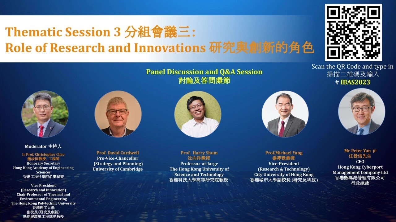 Panel Discussion of Thematic Session 3 on Role of Research and ...