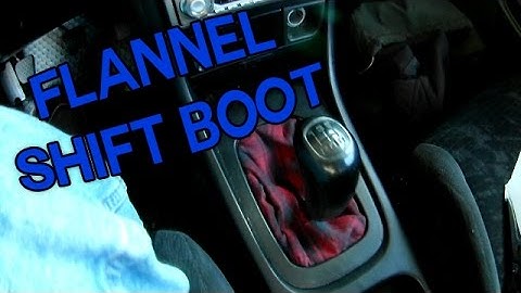 Homemade Shift Boot