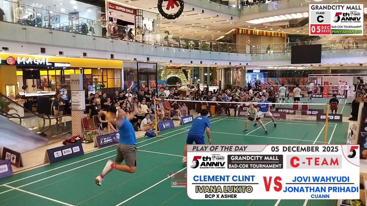 BADMINTON CORNER 5TH ANNIV 2025 CLASS C | JOVI + JONATHAN (CUANN) VS ...