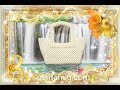 วิธีทำ กระเป๋าลูกปัด ไข่ มุก แบบที่ 13 ตอนที่ 2/4 How to make a pearl bead bag  design 13 ep 2/4