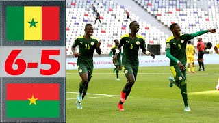 Senegal vs Burkina Faso Highlights | Africa Cup of Nations U17 - AFCONU17 2023 SF | 5.14.2023