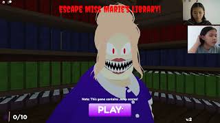 Escaping Miss Marie's Library [ROBLOX]