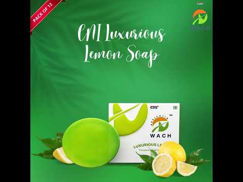 WACH-CNI Luxurious Lemon Bath Soap|GIF File|Bath Soap|Skin Care Soap|Face Soap