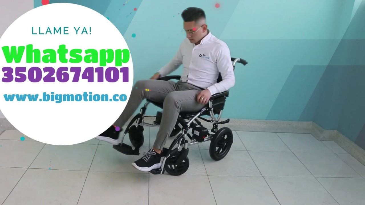 Silla de ruedas Electrica Aviator 17.4 kgs, Facil Plegado