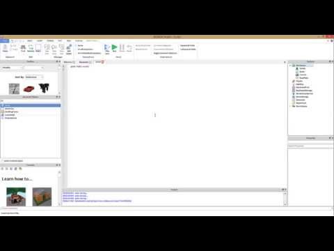 How to make a ROBLOX 2014 Lua script!