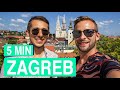 Zagreb in 5 Minuten ✌️😀 beliebte Sehenswürdigkeiten in Zagreb (Kroatien)