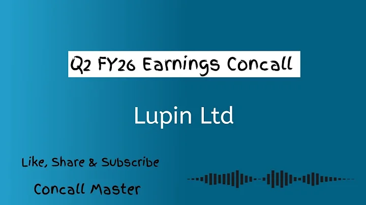Lupin Q2 FY26 Earnings Concall | Lupin Conference Call 