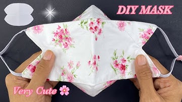 NEW Design DIY Cloth Face Mask  3 Layers | BUTTERFLY Style | Easy Breathable! | Mask Make it Easy