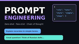 Prompt Engineering for Beginners: Zero-Shot, Few-Shot, Chain-of-Thought & JSON Output