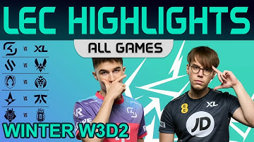 LEC Highlights Week3 Day2 LEC Winter 2023 All Games By Onivia