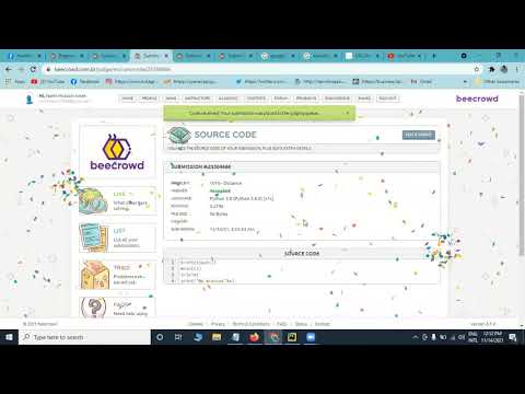 1016 uri solution in python / 1016 uri online judge problem solution in python / 1016 solve python