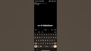 How to delete a folder 📁 in termux