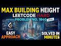 LeetCode 1840 Maximum Building Height-Solution Explained in Hindi|Java| FAANG Interview #leetcode