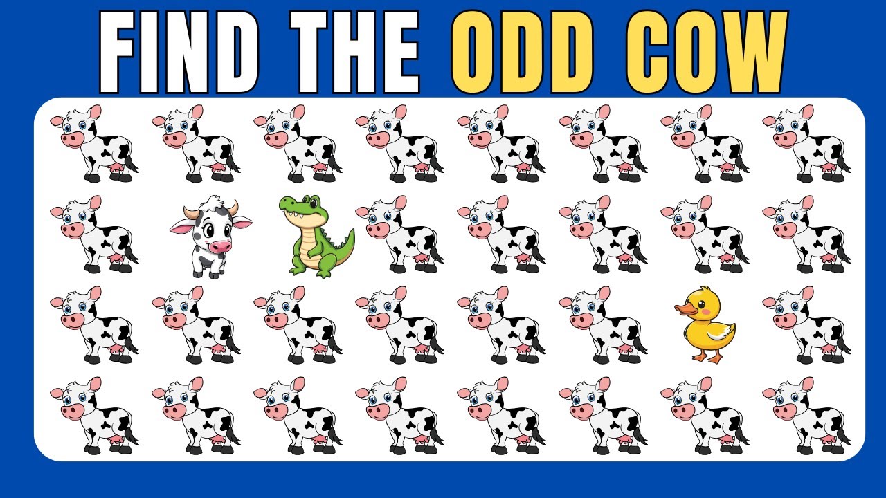 🔴[ Easy to Impossible Level ] How Fast Are Your Eyes? Find The Odd One Out | Oddity Spotting