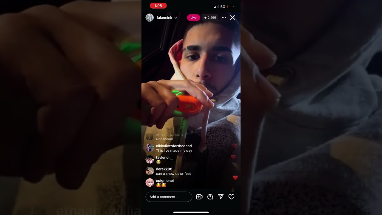 fakemink - Instagram Live 10.26.25 