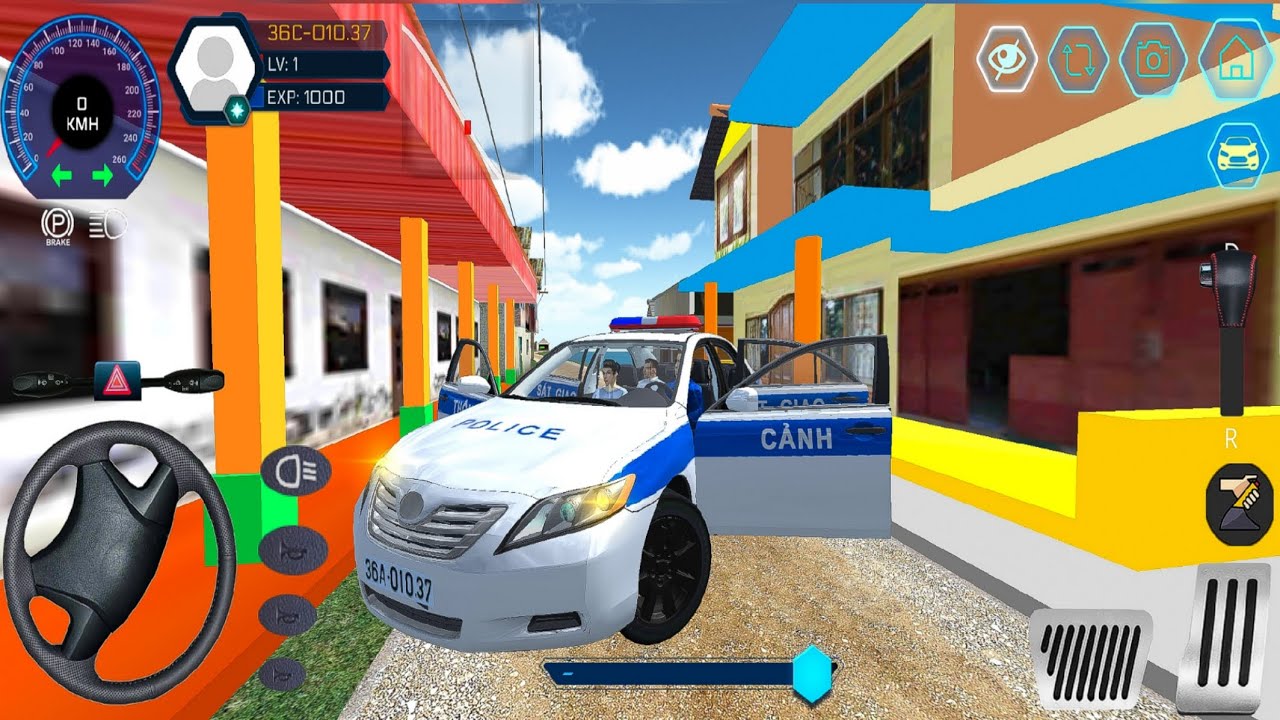 Car Simulator Vietnam Police Car - Realistic Toyota Camry Sầm Son - Hà Nội - Android Gameplay 
