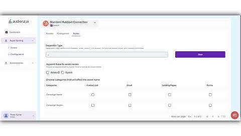How to Configure Rules in the Asset Naming Assistant | Audienz + HubSpot Guide