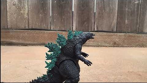 Godzilla hollow earth breath stop motion
