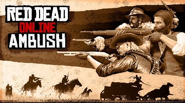 Large Posse Battle Over Trader Wagon  |  RED DEAD ONLINE #rdo #reddeadonline #rdr2online