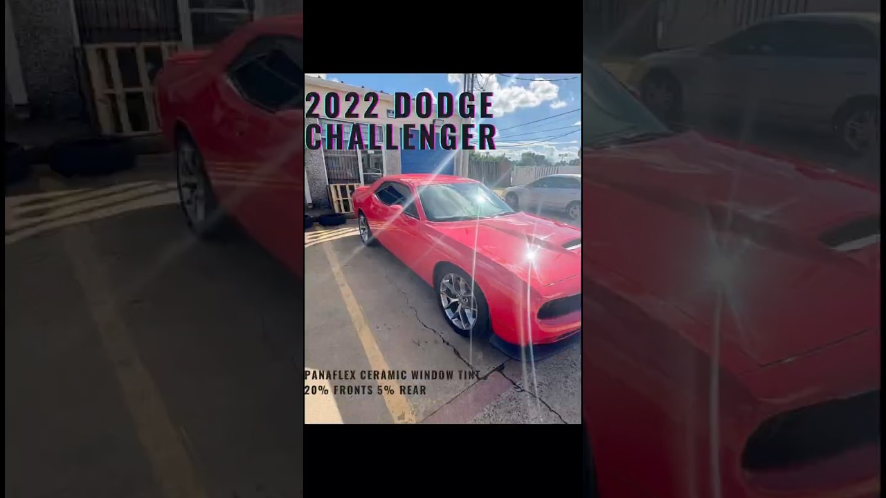 This 2020 Dodge Challenger had our Panaflex Ceramic Window tint installed on front and rear doors 🔥