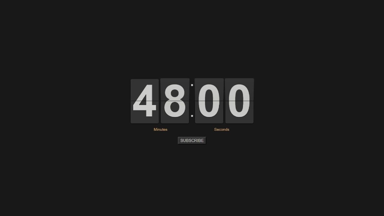 48 Minute Countdown Timer ⏳ - YouTube