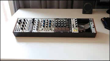 My new modular synthesizer. Setup and test