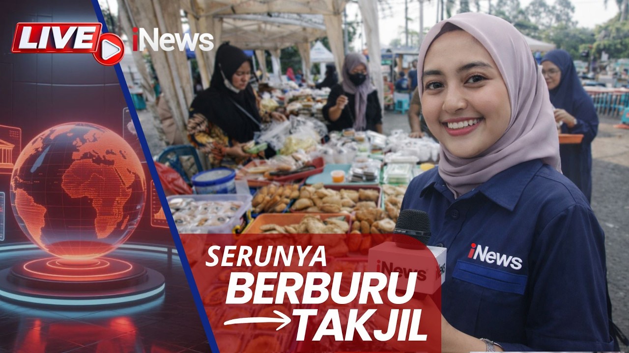 🔴 [LIVE] SAATNYA BERBURU TAKJIL, SAMBIL MENANTI WAKTU BERBUKA PUASA (03/03)