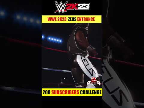 Zeus New Entrance Wwe2k23 Shortsfeed Trendingshorts