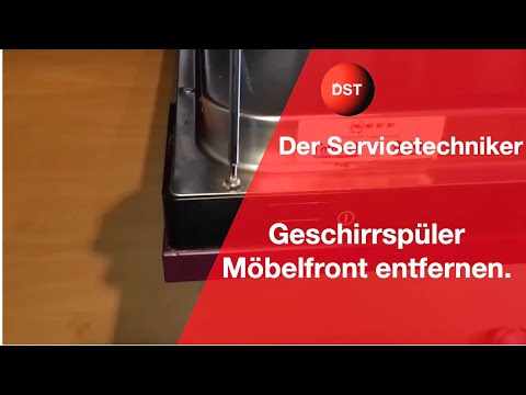 Bosch Siemens Geschirrspüler Möbelfront abbauen Bosch Siemens Geschirrspüler Möbelfront abbauen