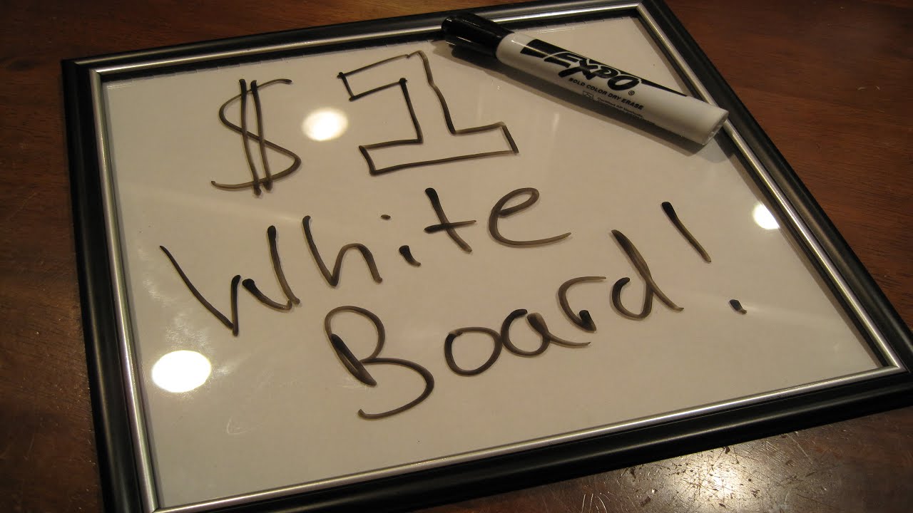 DIY 1 Whiteboard YouTube