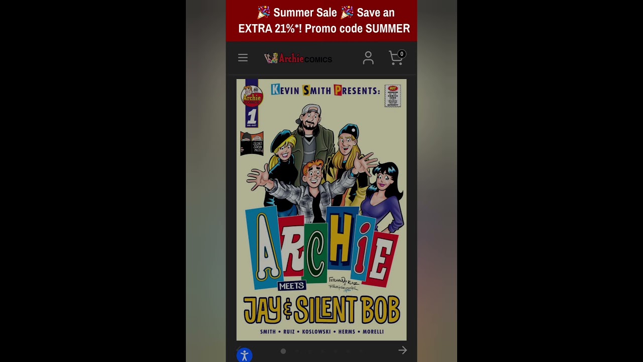 Jay & Silent Bob ad in Jughead Digest 😱 