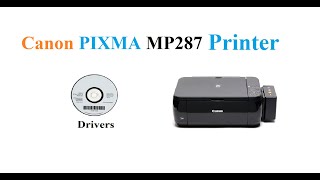 MANUAL NOOZLE CHECK AND DEEP HEAD CLEANING MP287 PIXMA CANON TUTORIAL