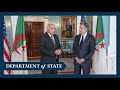 Secretary Blinken meets with Algerian Foreign Minister Ahmed Attaf