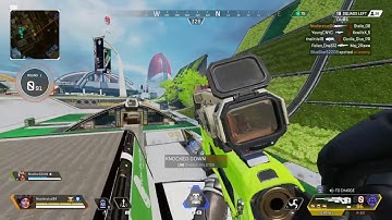 Apex Legends first time downing someone on moving trident