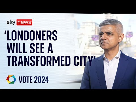 'London will see a transformed city' says Mayor Sadiq Khan.