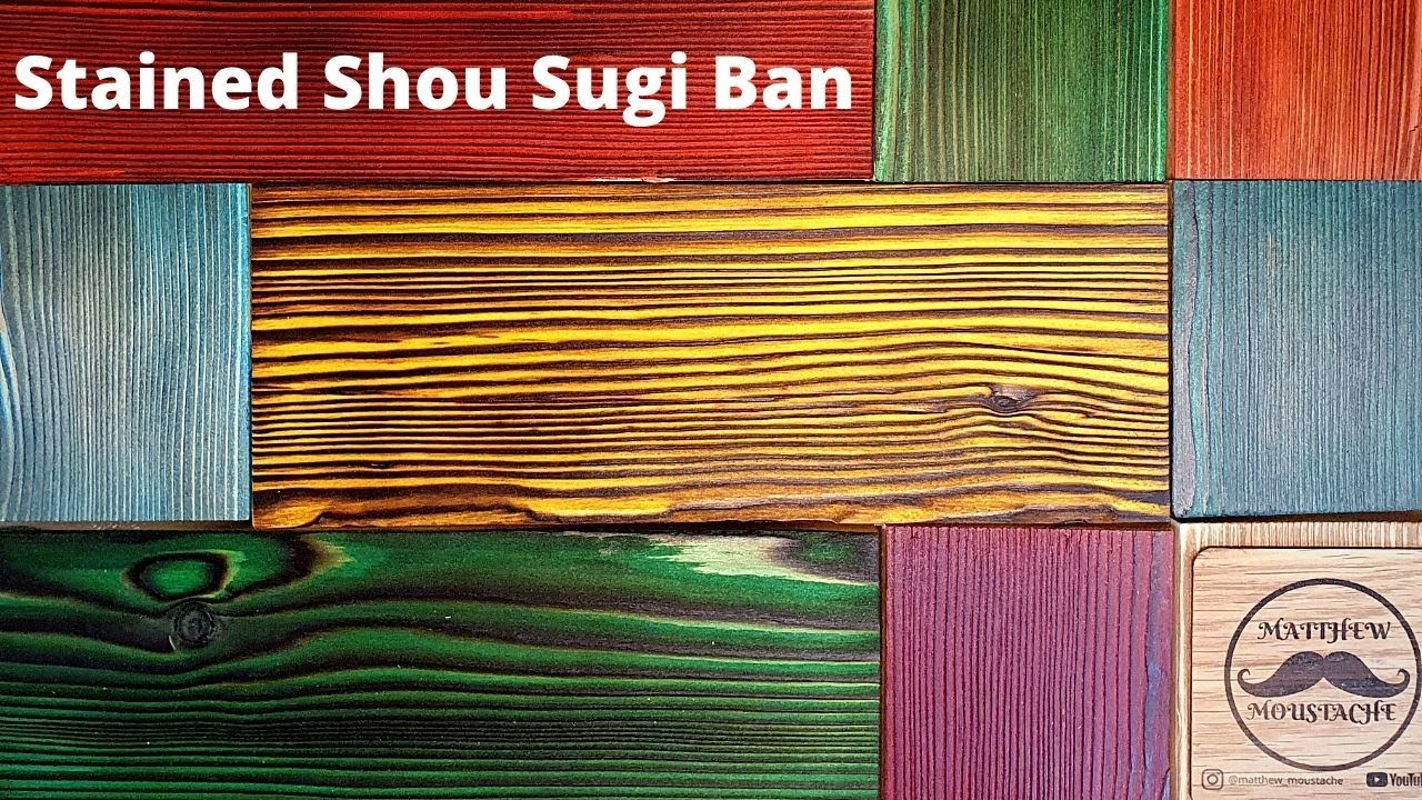 How to Dye Wood - Shou Sugi Ban Dye Wood Finish with Keda Dye
