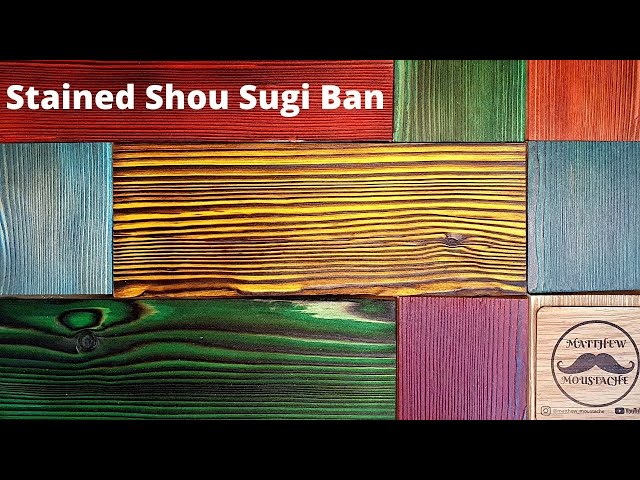 How to Dye Wood - Shou Sugi Ban Dye Wood Finish with Keda Dye