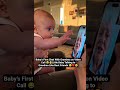 Baby’s First Chat With Grandma on Video Call👵Little Baby Talking to Grandma Like Best Friends#cute