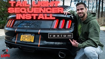 S550 Mustang Raxiom Tail Light Sequencer Install Video - EASY Install Mr. & Ms. Stang